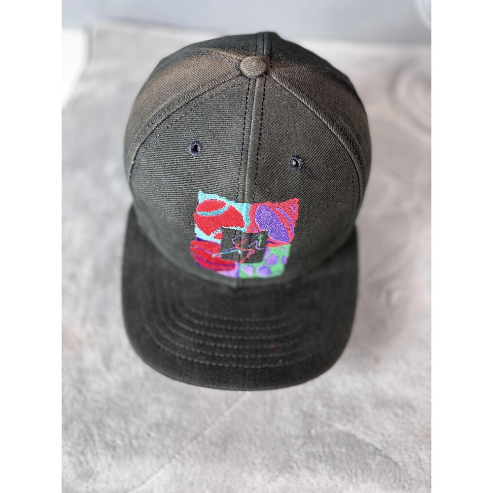 Coca-Cola Sports Hat Cap Snap Back Black Red Always A Winner Mens 90's